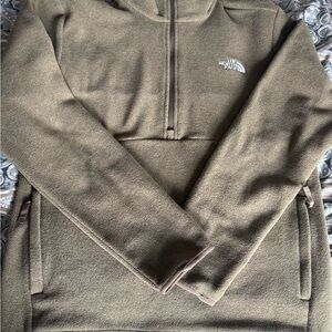 The North Face Men's Olive Zip-Up Sweater